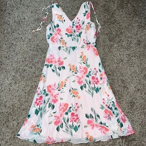 Jessica Howard Petite 12P Floral Spring Midi Dress